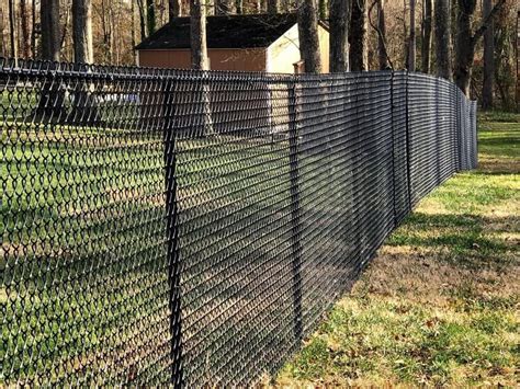 Chain-link Fence Installation | J & H FENCE Easy Fence, Fence Post ...