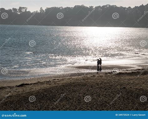 Peaceful beach scene stock photo. Image of foot, relaxing - 34973524