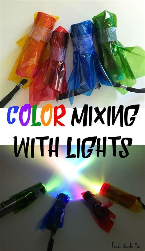 Color Mixing With Light - Teach Beside Me | Science experiments kids, Light science, Color mixing