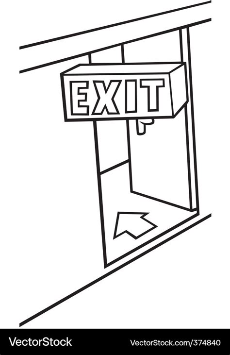 Exit Door Clipart