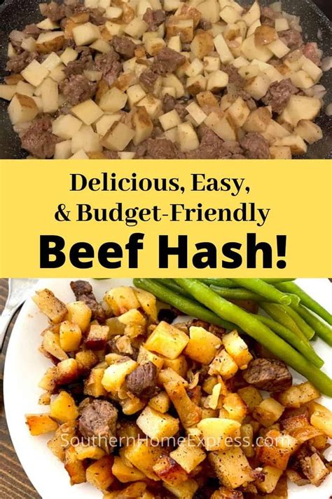 Budget-Friendly Beef Hash Recipe - Southern Home Express