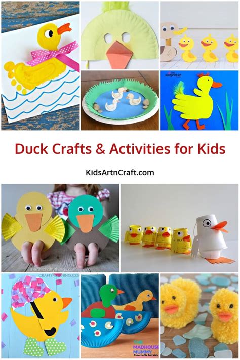 Duck Crafts & Activities for Kids - Kids Art & Craft