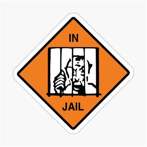 "In Jail - Monopoly" Sticker for Sale by crossesdesign | Redbubble