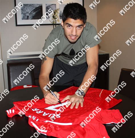 Bid For Our Incredible Luis Suarez Signed and Match Worn Liverpool ...