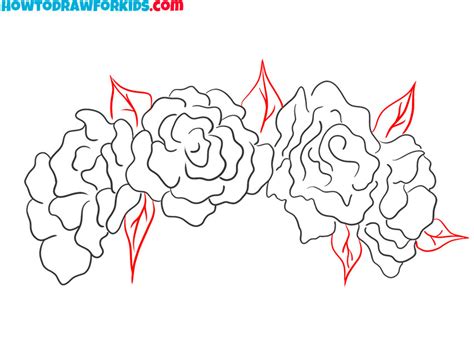 How to Draw a Flower Crown - Easy Drawing Tutorial For Kids