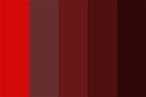 50 Shades of RED Color Palette