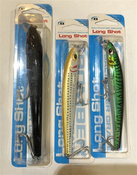 two different types of fishing lures in packaging