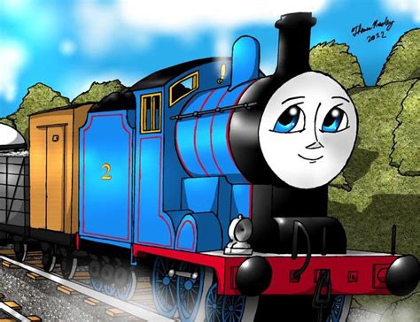 Edward The Blue Engine Art