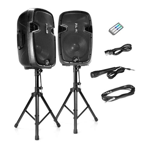 Pyle Wireless Portable PA Speaker System 1800W PPHP1249KT Outdoor Sound ...