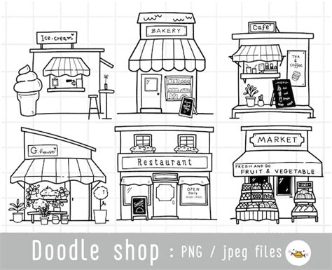 Bakery Shop Clipart Black And White School