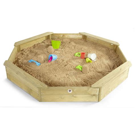 Large Octagonal Sandpit & Cover | Sandpit cover, Sand pit, Sand play