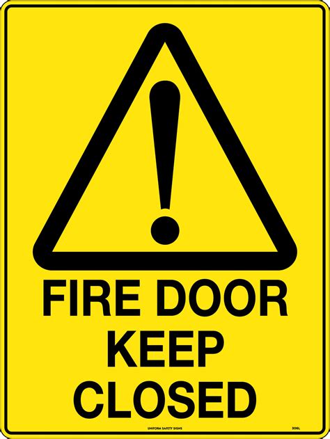 Fire Door Keep Closed | Caution Signs | USS