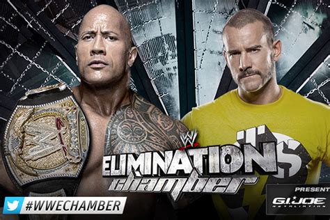 The Rock vs. CM Punk rematch set for WWE Elimination Chamber 2013 ...