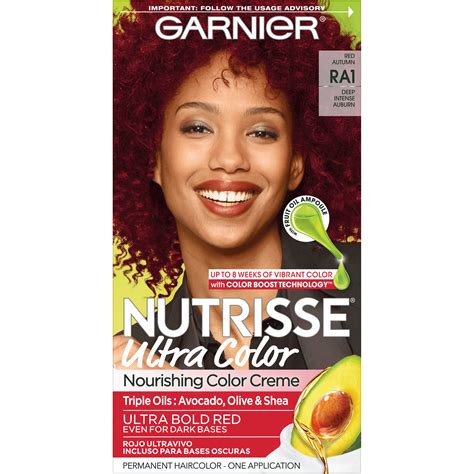 Garnier Nutrisse Nourishing Hair Color Creme, RA1 Red Autumn - Walmart.com