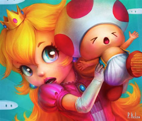 Peach and Toad - Super Smash Bros by ARTdesk on DeviantArt