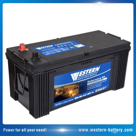 China 12V180ah SMF Big Truck Battery for Cat Volvo Hyundai Excavator Digger Earth Mover - China ...