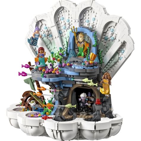 The Little Mermaid movie 2023 LEGO Disney giant set - Royal Clamshell ...