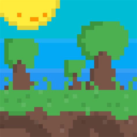 Pixilart - 32x32 Landscape by jxnoO7