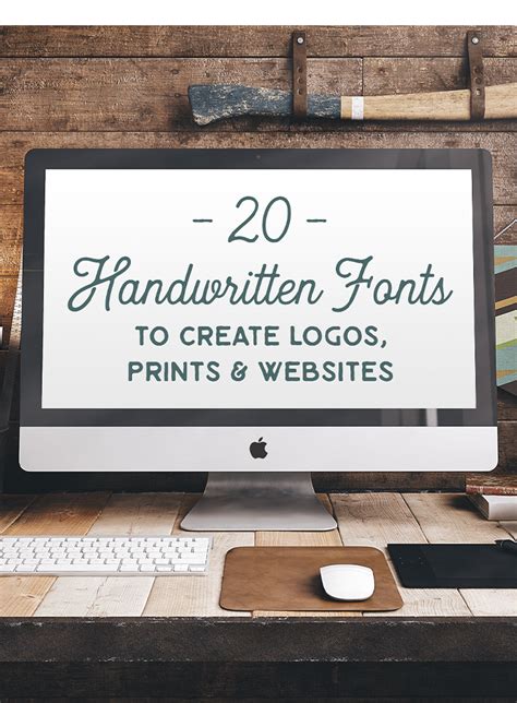 20 Handwritten Fonts to Create Logos, Prints, and Websites | Creative Market Blog