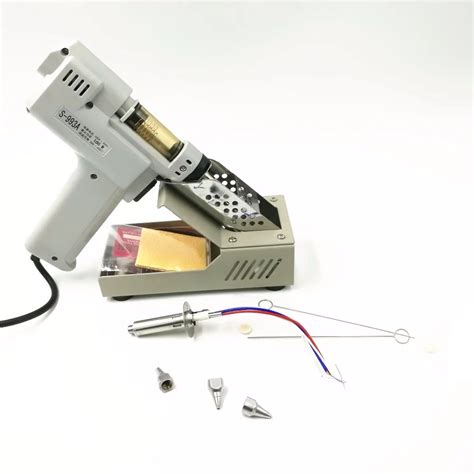 110V/220V Desoldering Gun Electric absorb gun S 993A Electric Vacuum Desoldering Pump Solder ...