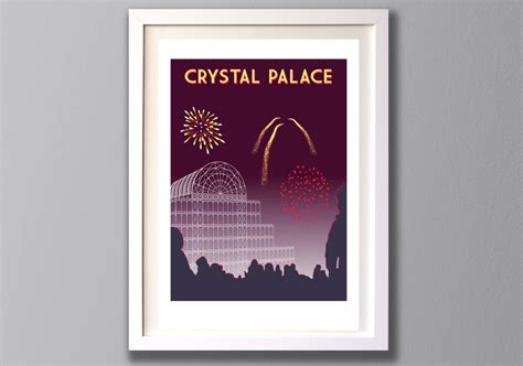 Crystal Palace Fireworks Limited Edition A3 Screen Print - Etsy