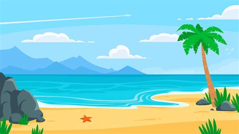 Cartoon Island Background