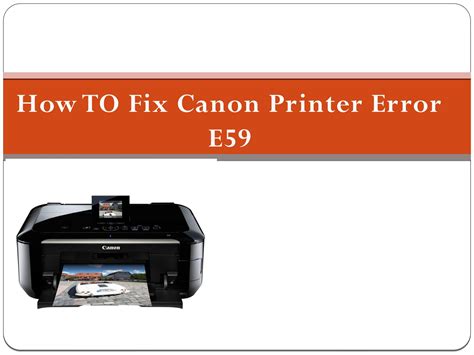 How to Fix Canon Printer Error E59 | 817 442 6637 Support by James Smith - Issuu