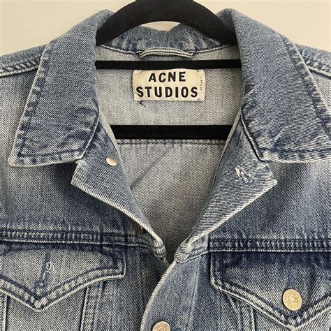 Acne Studios Denim Jacket Light denim, slightly... - Depop