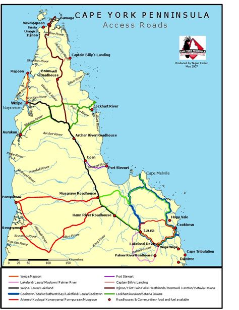 Cape York Peninsula Map