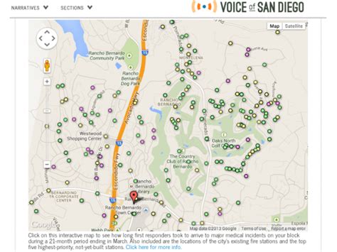 Interactive Map Shows Late Responses to Rancho Bernardo Emergencies - Rancho Bernardo, CA Patch