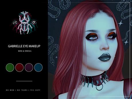 Second Life Marketplace - -BUG- Gabrielle Eye Makeup PURPLE [BoM] & OMEGA