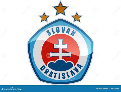 SK Slovan Bratislava Logo editorial stock image. Illustration of logo - 160435169