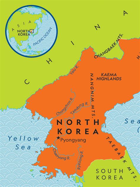 North Vs South Korea Map - Fawnia Susanetta