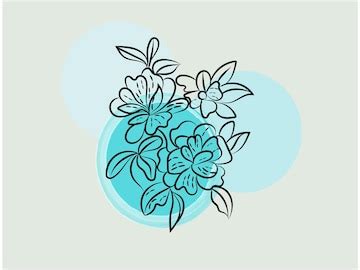 Premium Vector | Minimal botanical graphic sketch drawing trendy tiny tattoo design floral ...