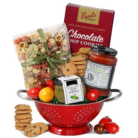 Italian Gift Basket with Keepsake Colander by GourmetGiftBaskets.com