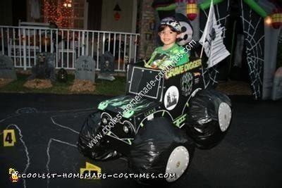 Coolest Homemade Grave Digger Monster Truck Halloween Costume Idea