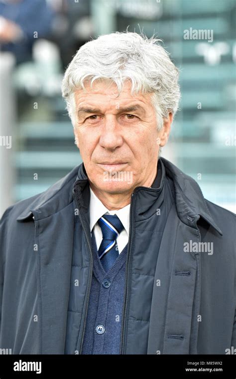 Turin, Italy. 14 March, 2018. Gian Piero Gasperini, head coach of ...