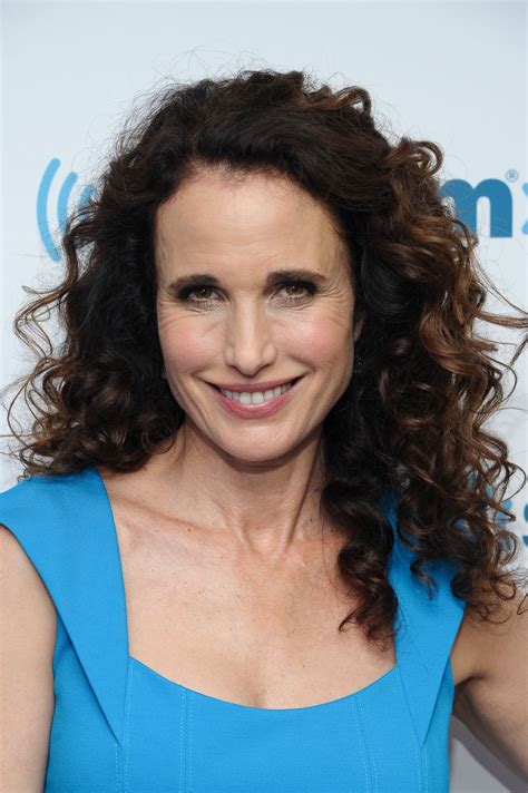 ANDIE MACDOWELL at SiriusXM Studios in New York - HawtCelebs