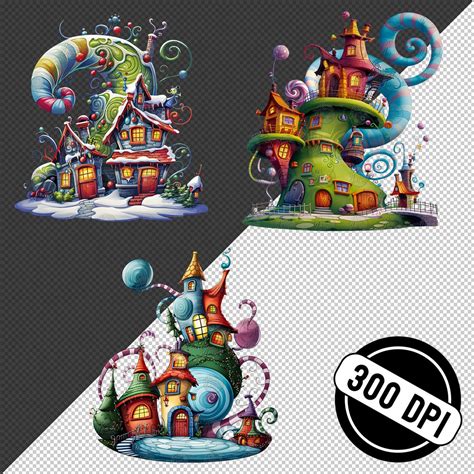 Whoville Clipart Christmas Bell Transparent Clipart PNG - Etsy