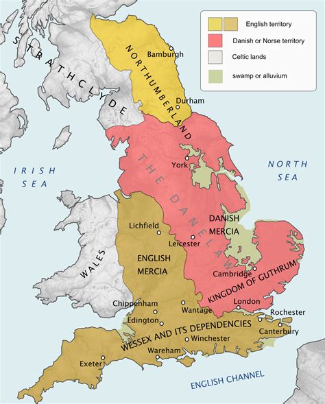 Map Of Old England Wessex | secretmuseum