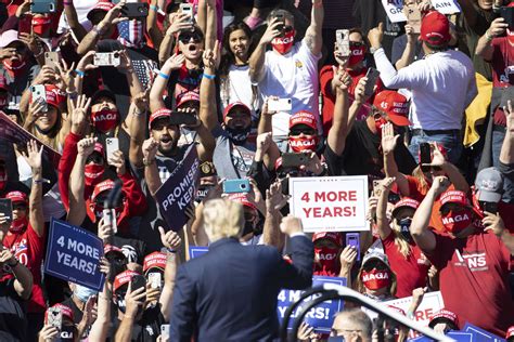 Supporters cheer as President Donald Trump speaks during Make America ...