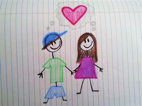 couple, cute, drawing and heart - image #141400 on Favim.com