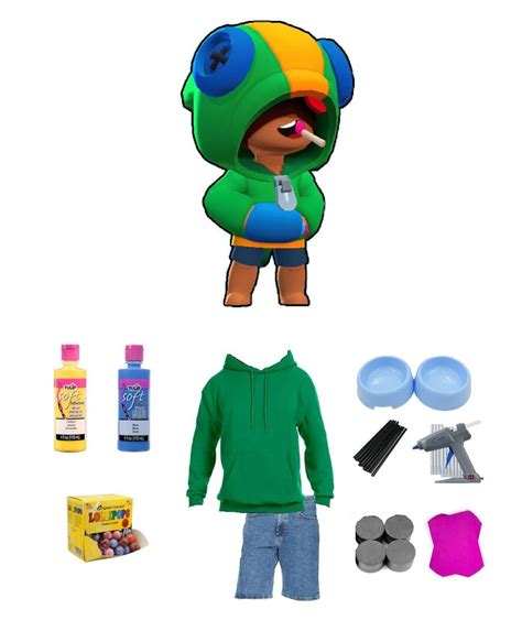 Make Your Own Leon from Brawl Stars Costume | Star costume, Easy ...