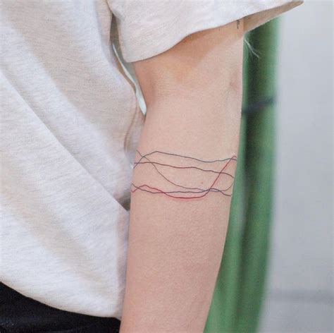 Lines by @wittybutton_tattoo | Line tattoos, Mini tattoos, Line tattoo arm