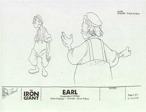 Living Lines Library: The Iron Giant (1999) - Characters, Additional ...