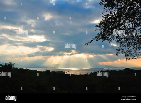 Mountain silhouette on sunrise Stock Photo - Alamy