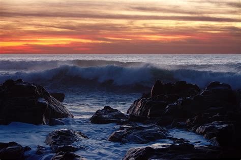 Moonstone Beach Sunset Photograph by Paul Schneider - Fine Art America