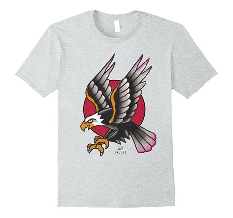 Traditional Eagle Tattoo Design T-Shirt-Vaci – Vaciuk