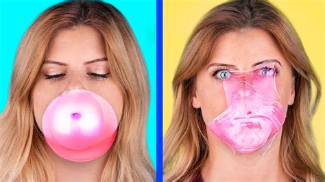 We Make Bubble Gum! / Bubble Gum Challenge! - YouTube