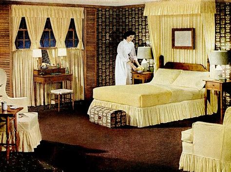 Bedroom (1952) | Classic home decor, Bedroom vintage, Retro bedrooms